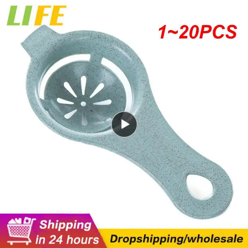 1-20 шт., сепаратор яичного желтка с силиконовым покрытием
1-20 шт., сепаратор яичного желтка с силиконовым покрытием