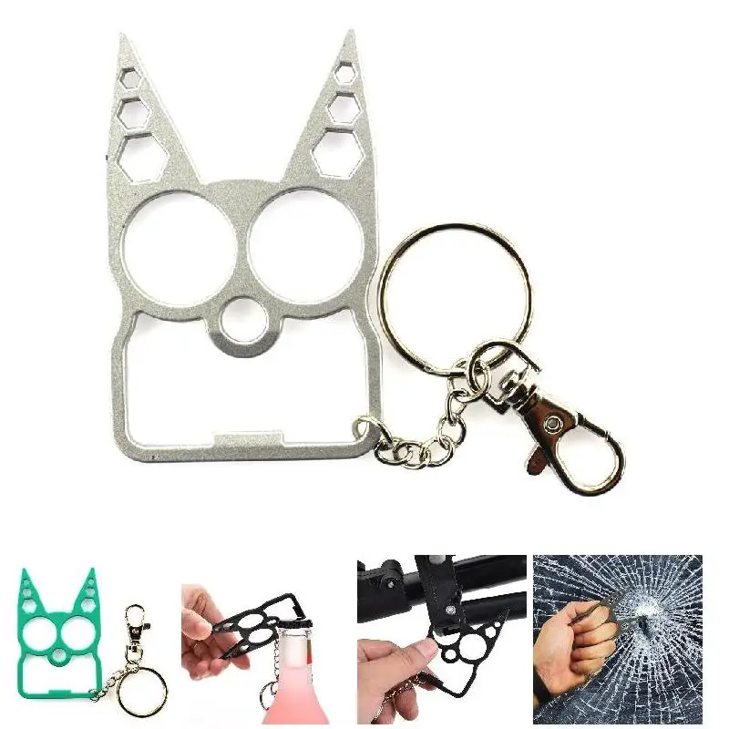 Portable Cute Cat Opener Screwdriver Keychain Self-defense Multifunction Outdoor Gadgets
Portable Cute Cat Opener Screwdriver Keychain Self-defense Multifunction Outdoor Gadgets