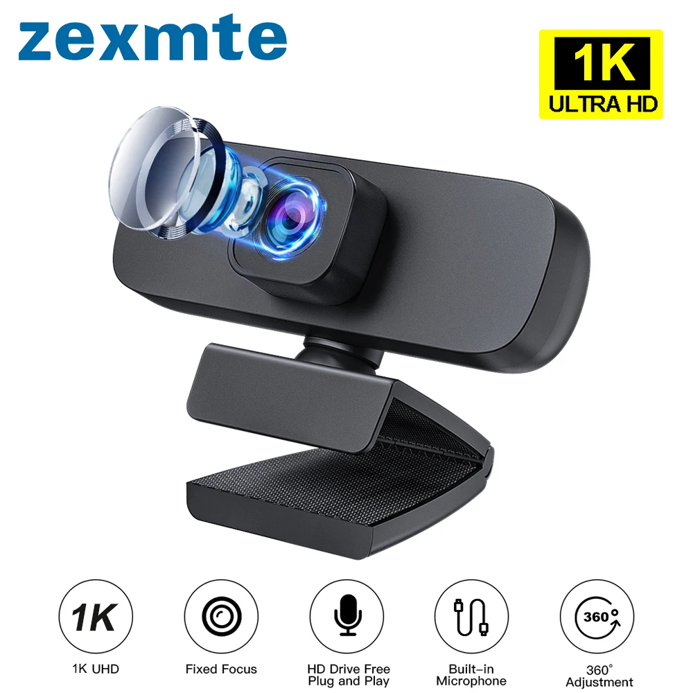 Zexmte 2K Webcam Web Camera For PC Computers Full HD 1080P USB Cam With Microphone Stream Video Calling Conferences Work Live
Zexmte 2K Webcam Web Camera For PC Computers Full HD 1080P USB Cam With Microphone Stream Video Calling Conferences Work Live