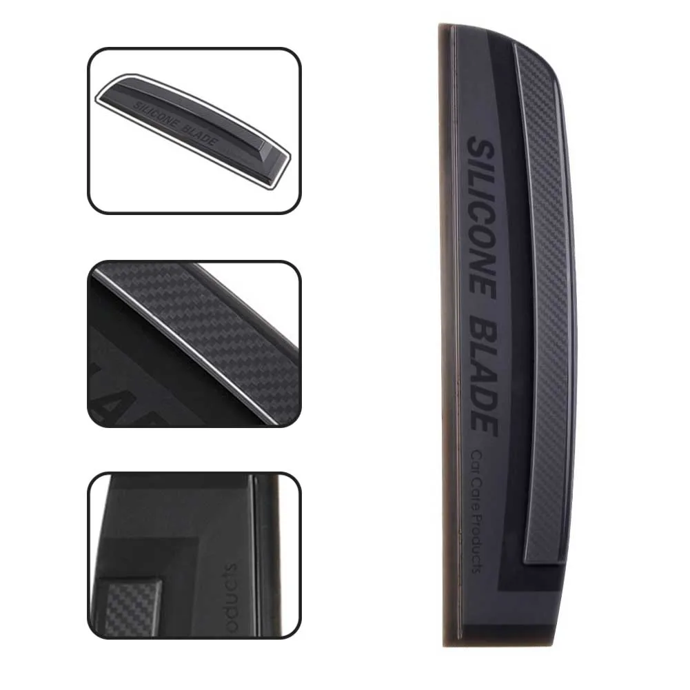 Black Car Wash Wiper Window Plate Silicone Soft Tool Brush Water Squeegee Cleaning Windshield Blade Glass Bodywork
Black Car Wash Wiper Window Plate Silicone Soft Tool Brush Water Squeegee Cleaning Windshield Blade Glass Bodywork