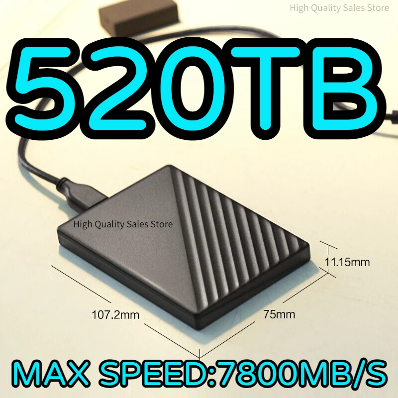 Portable Highspeed External Solid State Drive 500TB 4TB 2TB 1TB SSD Mobile Storage Device USB3.1 Hard Drive for Laptops Computer
Portable Highspeed External Solid State Drive 500TB 4TB 2TB 1TB SSD Mobile Storage Device USB3.1 Hard Drive for Laptops Computer