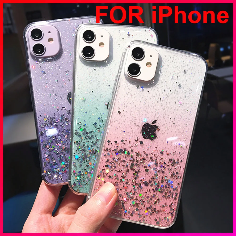 Lovely gradient rainbow sequins through bright tablet phone case For iPhone 13 12 Pro 11 Pro Max XS Max XR X 7 8 Plus 12Mini SE
Lovely gradient rainbow sequins through bright tablet phone case For iPhone 13 12 Pro 11 Pro Max XS Max XR X 7 8 Plus 12Mini SE
