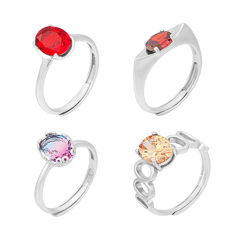 Tj543 Accessories S925 Silver Ring Minimalist Design Geometric Colored Gems Ring Silver Accessories
Tj543 Accessories S925 Silver Ring Minimalist Design Geometric Colored Gems Ring Silver Accessories