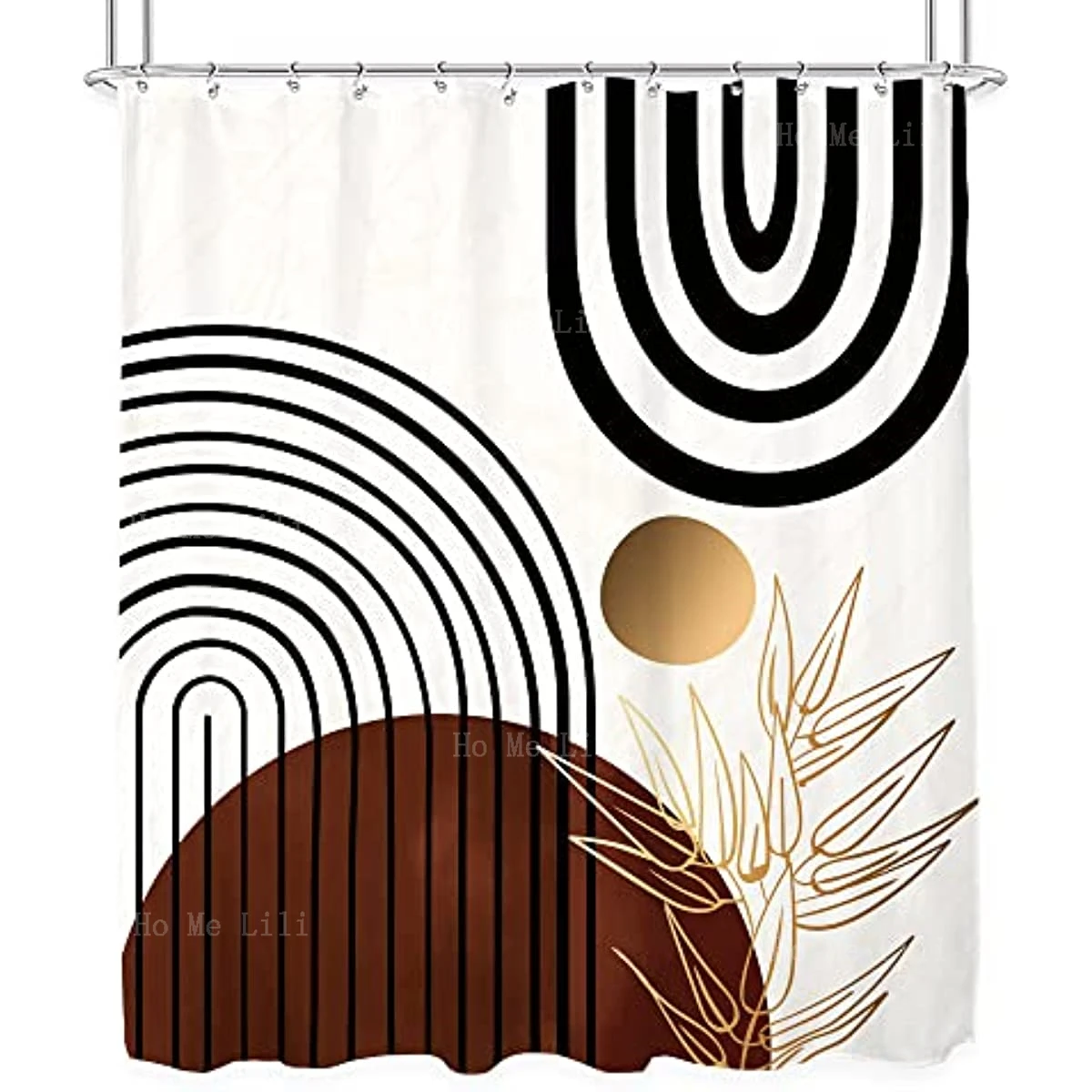Abstract Mid Century Minimalist Geometric Aesthetic Boho Leafs Modern Simple Shower Curtain For Bathroom Decor
Abstract Mid Century Minimalist Geometric Aesthetic Boho Leafs Modern Simple Shower Curtain For Bathroom Decor