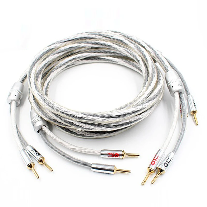 XLO HTP-12 High Purity Oxygen-free Copper Hifi Speaker Cable Audio Loudspeaker Cable Wire Banana / Spade Plug
XLO HTP-12 High Purity Oxygen-free Copper Hifi Speaker Cable Audio Loudspeaker Cable Wire Banana / Spade Plug