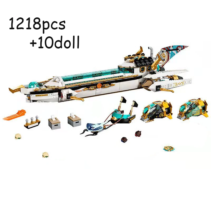2022 Hot New Products Compatible with Ninjago Ninja Series Underwater Reward No. 71756 Oversized Splicing Puzzle Building Blocks
2022 Hot New Products Compatible with Ninjago Ninja Series Underwater Reward No. 71756 Oversized Splicing Puzzle Building Blocks