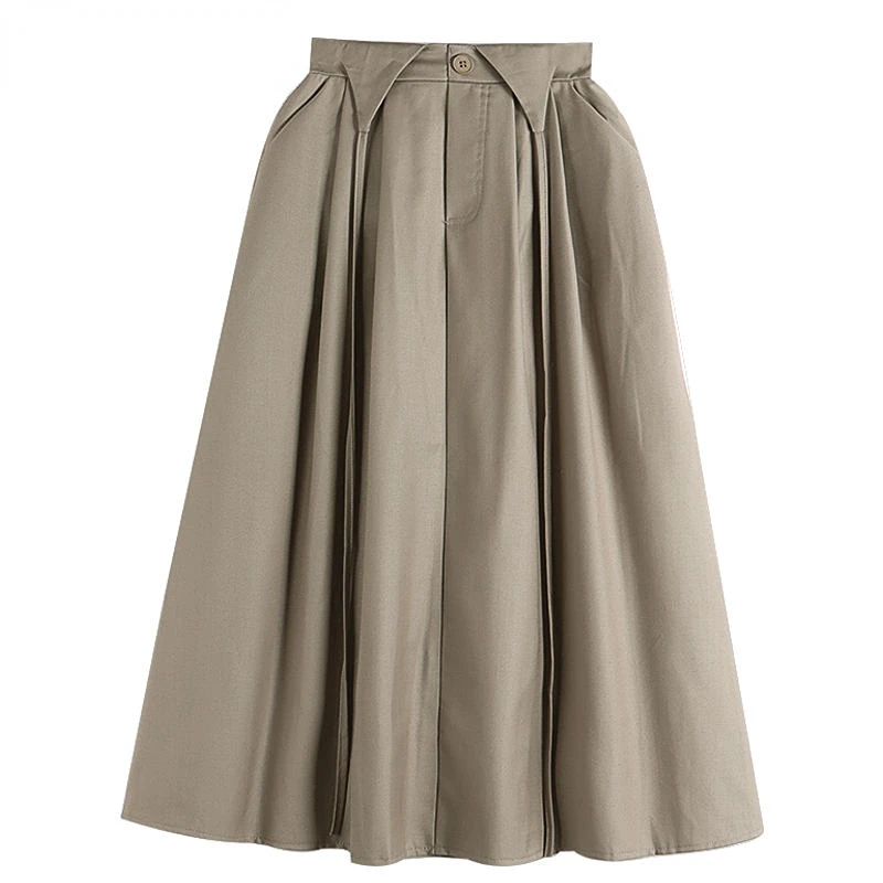 2023 Women Spring Autumn New Elastic High Waist Long Skirts Female Loose Big Swing Skirts Ladies Solid Color A-line Skirts A150
2023 Women Spring Autumn New Elastic High Waist Long Skirts Female Loose Big Swing Skirts Ladies Solid Color A-line Skirts A150