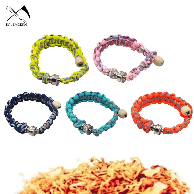 EVIL SMOKING Knotted Smoking Pipe Fashion Bracelet Emits Light Tobacco Pipes Pipas Fumar Hierba Cigarette Smoke Accessories
EVIL SMOKING Knotted Smoking Pipe Fashion Bracelet Emits Light Tobacco Pipes Pipas Fumar Hierba Cigarette Smoke Accessories