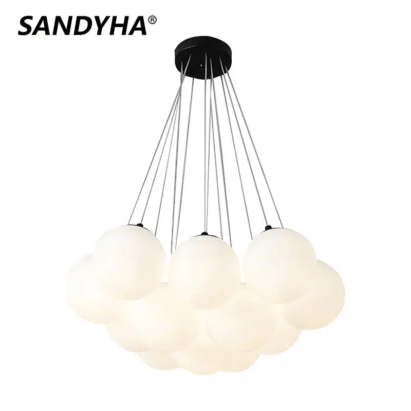 Nordic Simple Pendant Lamp Glass Ball Lampshade Living Dining Room Bedroom Loft Kitchen Home Decor Indoor Hanging Lighting
Nordic Simple Pendant Lamp Glass Ball Lampshade Living Dining Room Bedroom Loft Kitchen Home Decor Indoor Hanging Lighting