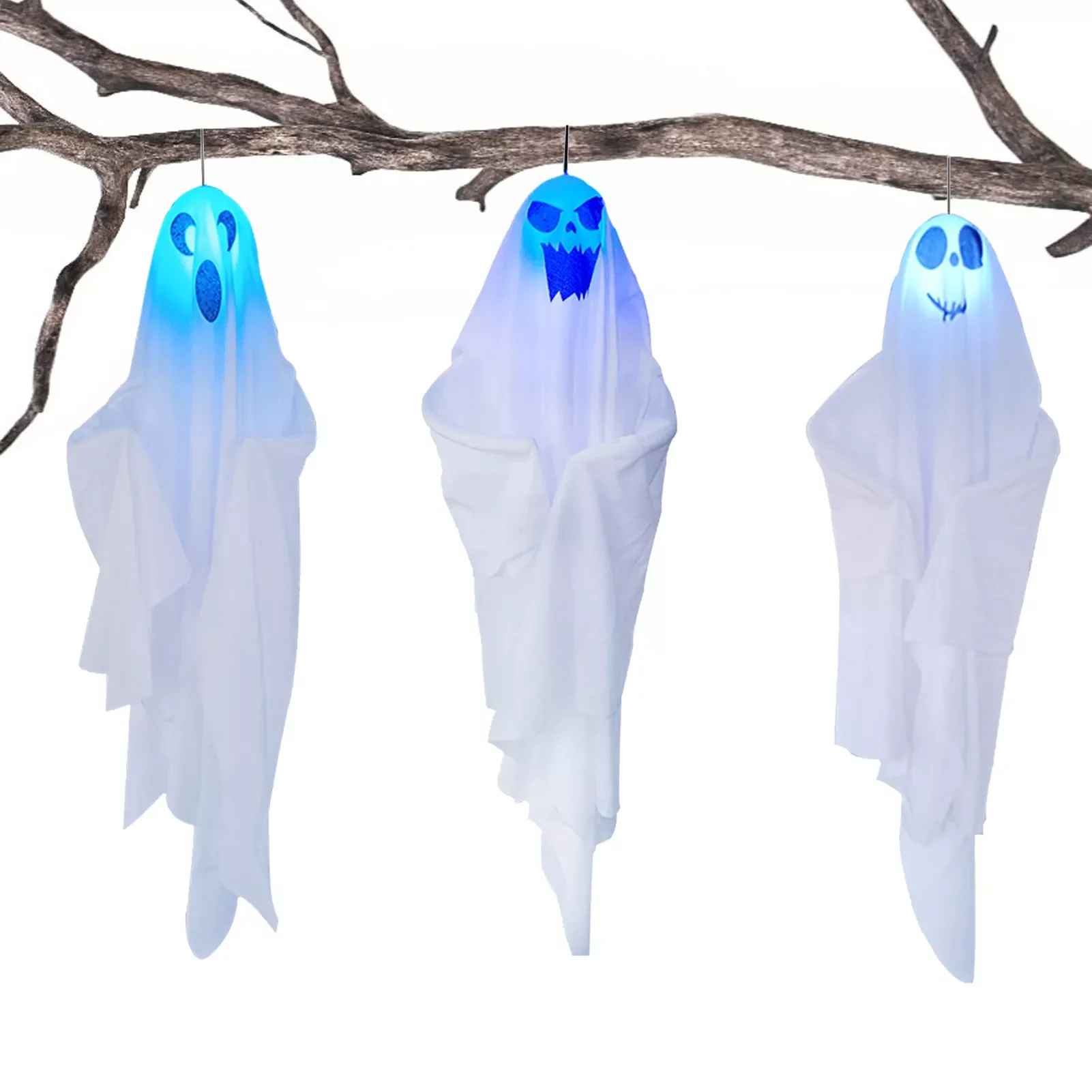 Украшение на стену в виде призрака на Хэллоуин, 27,5 дюйма
Украшение на стену в виде призрака на Хэллоуин, 27,5 дюйма