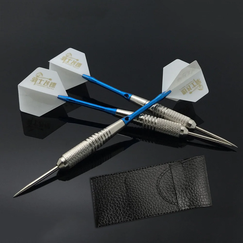 3pcs/set 16cm Tungsten Darts with Holster Steel Tip Shaft Flight Leather Case Non-slip Grooved Bucket Design Paintball Accessory
3pcs/set 16cm Tungsten Darts with Holster Steel Tip Shaft Flight Leather Case Non-slip Grooved Bucket Design Paintball Accessory