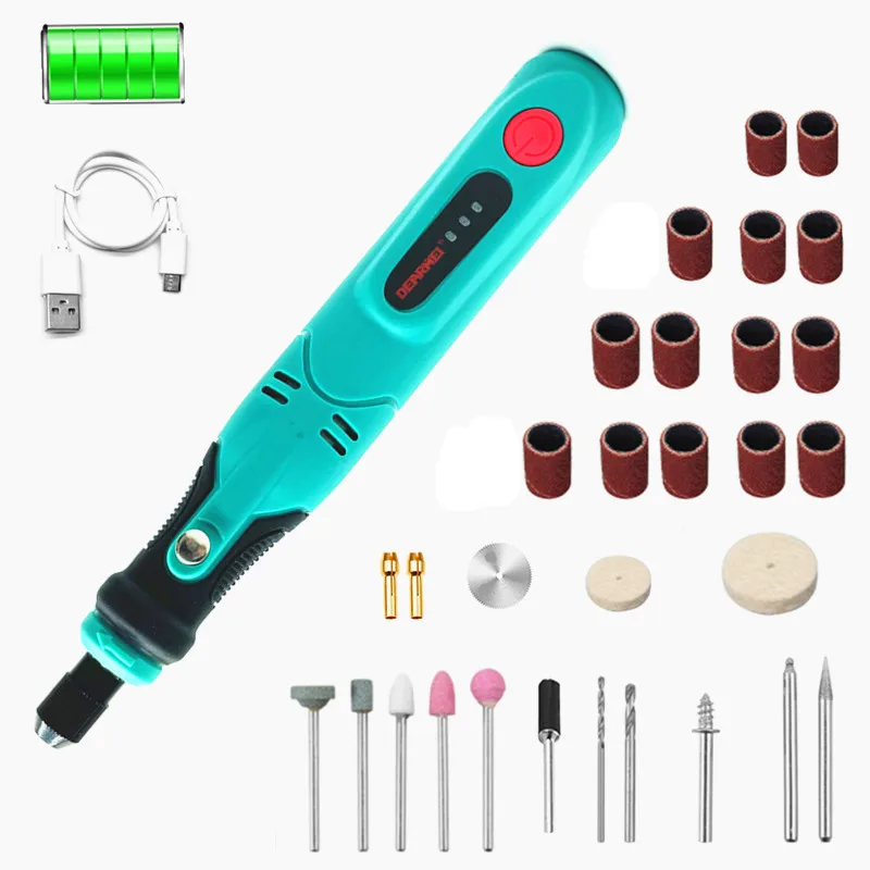 Electric Grinding Carving Machine Adjustable Speed Rechargeable Engraver Pen Wireless Drill Engraving Machine Power Tool
Electric Grinding Carving Machine Adjustable Speed Rechargeable Engraver Pen Wireless Drill Engraving Machine Power Tool
