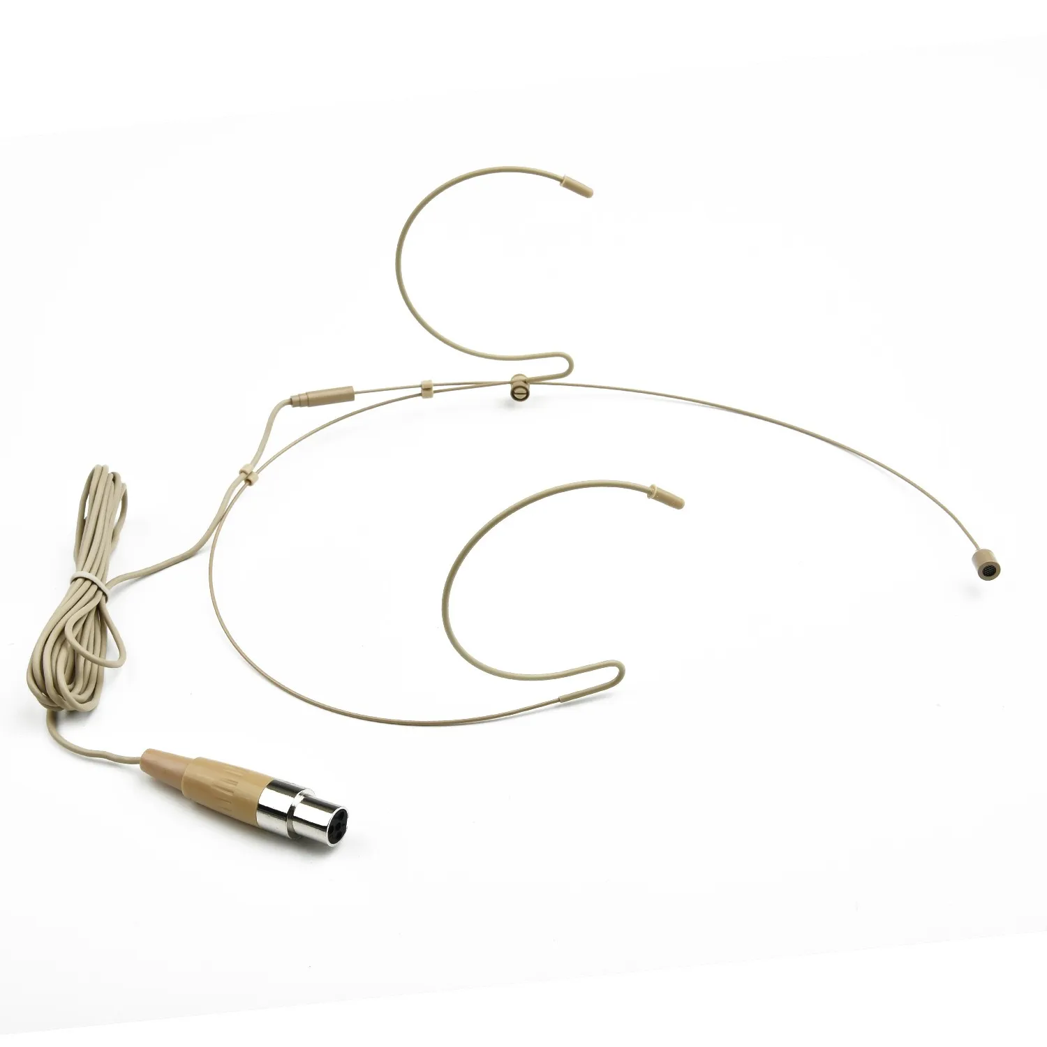 Head Worn Dual Earhook Headset Microphone For SHURE Beige Mini XLR 4 Pin TA4F Plug Connector For Speech In Any Occasion
Head Worn Dual Earhook Headset Microphone For SHURE Beige Mini XLR 4 Pin TA4F Plug Connector For Speech In Any Occasion