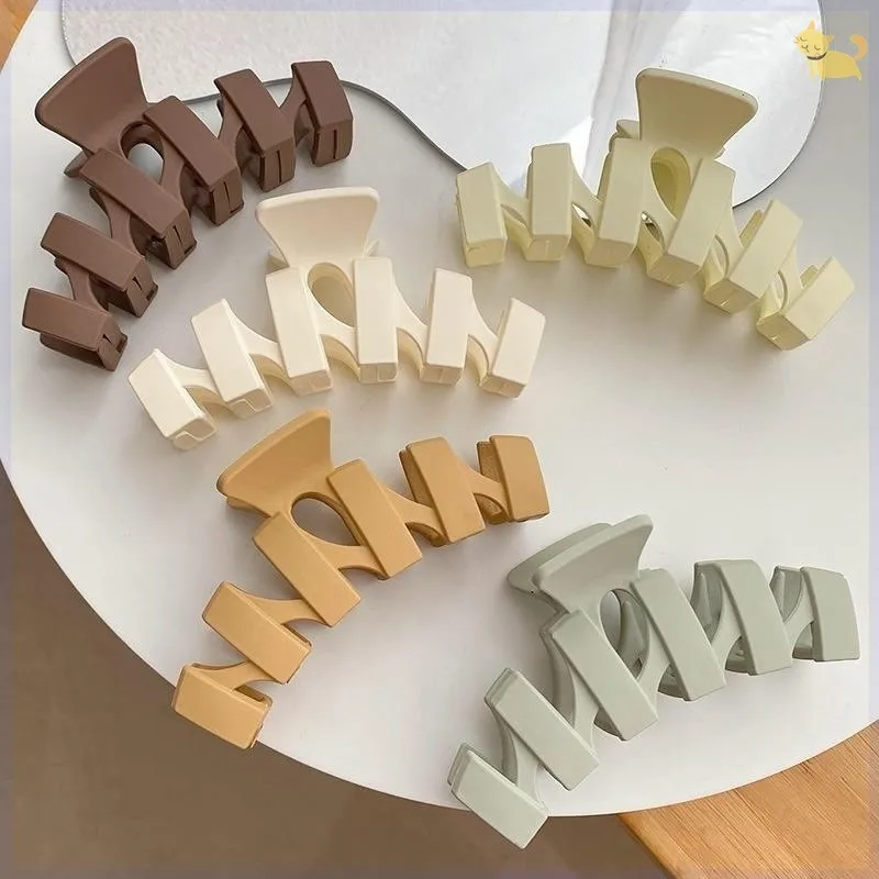 Simple Hair Clips Claw Accessories Jaw Plastic INS Fashion 11CM Square Large Size Ponytail Shark Claw Clip
Simple Hair Clips Claw Accessories Jaw Plastic INS Fashion 11CM Square Large Size Ponytail Shark Claw Clip