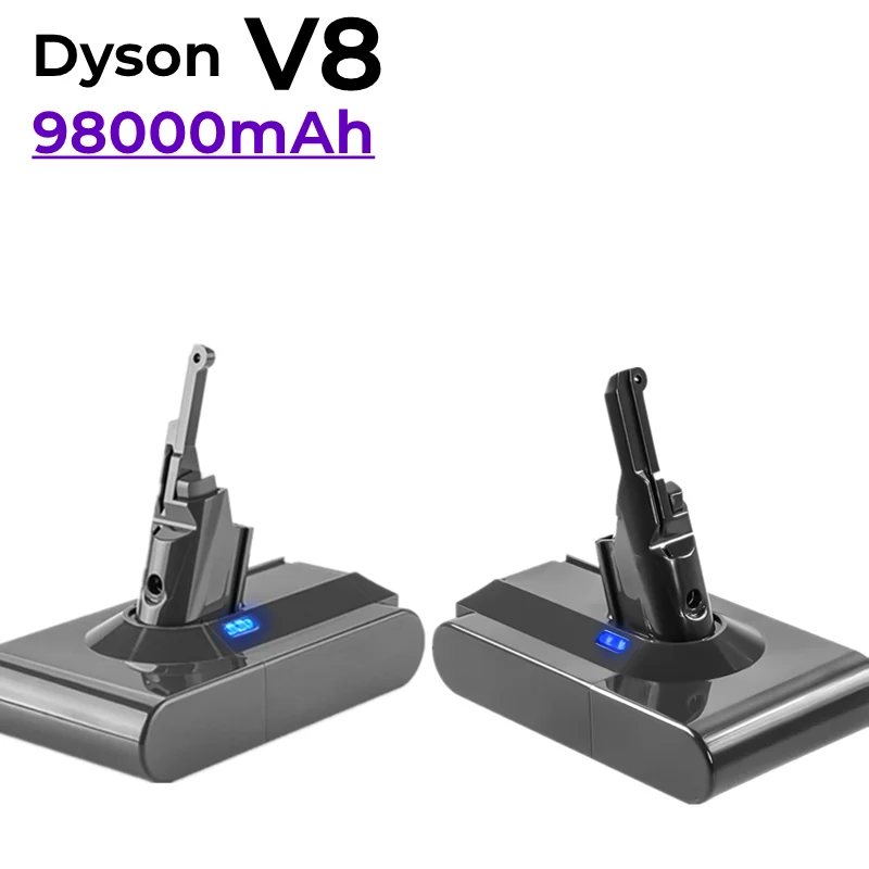 Dyson V8 21.6V 98000mAh Replacement Battery for Dyson V8 Absolute Cord-Free Vacuum Handheld Vacuum Cleaner Dyson V8 Battery
Dyson V8 21.6V 98000mAh Replacement Battery for Dyson V8 Absolute Cord-Free Vacuum Handheld Vacuum Cleaner Dyson V8 Battery