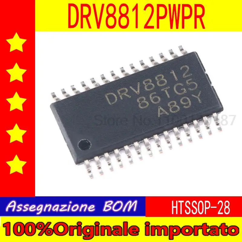 100%Originale importato 10pcs/lot Home furnishings DRV8812PWPR HTSSOP - 28 bipolar stepper motor driver chip
100%Originale importato 10pcs/lot Home furnishings DRV8812PWPR HTSSOP - 28 bipolar stepper motor driver chip