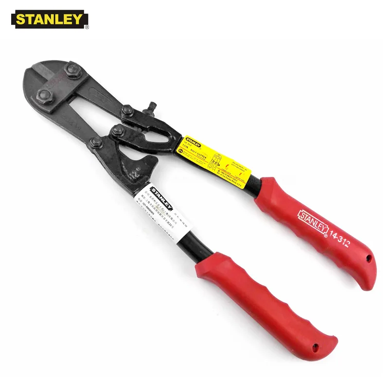 

Stanley 8" 12" 14" 18 inch 24" 30" 36 In. Alloy Bolt Cutter Cutters Non-slip Handle Labor Saving Cr-Mo Forged Blade 1-Piece