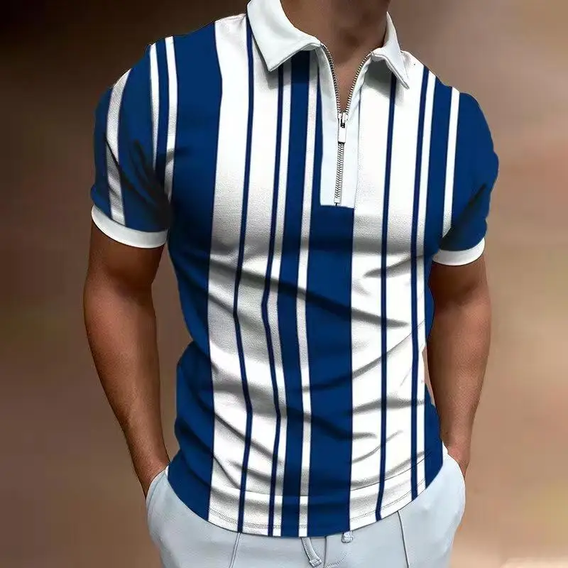 2022 New Summer Men's Short Sleeve polo shirt Printing Zipper T-shirts for Men High Quality Casual Tops
2022 New Summer Men's Short Sleeve polo shirt Printing Zipper T-shirts for Men High Quality Casual Tops