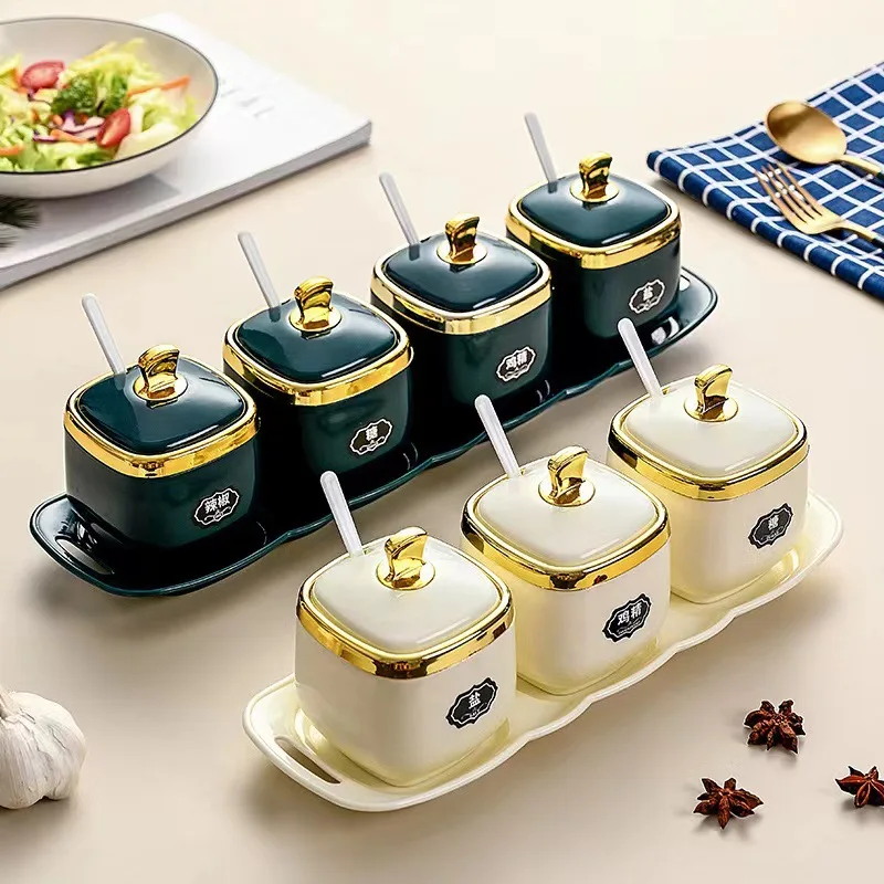 Kitchen Seasoning Jar Combination Household Light Luxury Seasoning Jar Full Set of Moisture-proof Seasoning Bottle
Kitchen Seasoning Jar Combination Household Light Luxury Seasoning Jar Full Set of Moisture-proof Seasoning Bottle