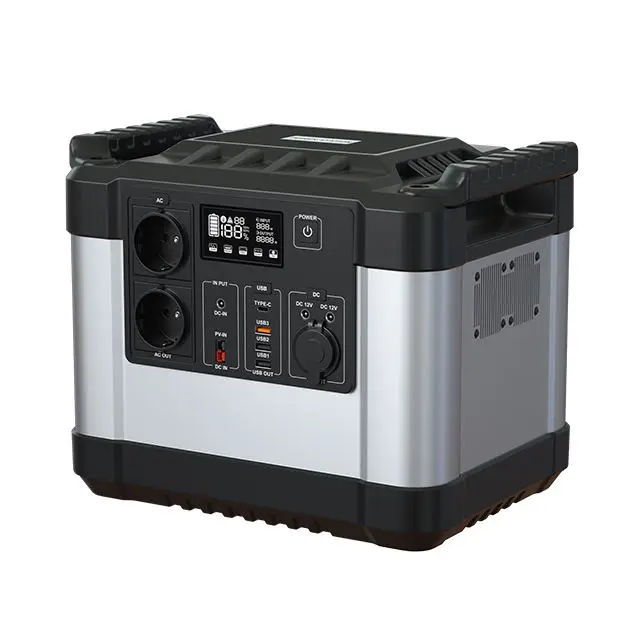 All In One 1000W 1280Wh Portable Storage Battery Power Station Bank AC Output Power Bank For Outdoor Emergency Power Supply
All In One 1000W 1280Wh Portable Storage Battery Power Station Bank AC Output Power Bank For Outdoor Emergency Power Supply
