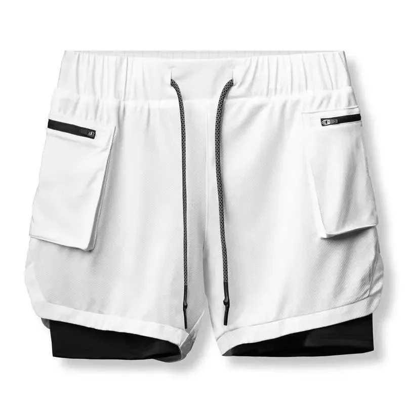 Men's Multi Pocket Two-layer Light Storage Fitness Fast Drying Breathable Double-layer Running Five Point Loose Basketball Pants
Men's Multi Pocket Two-layer Light Storage Fitness Fast Drying Breathable Double-layer Running Five Point Loose Basketball Pants