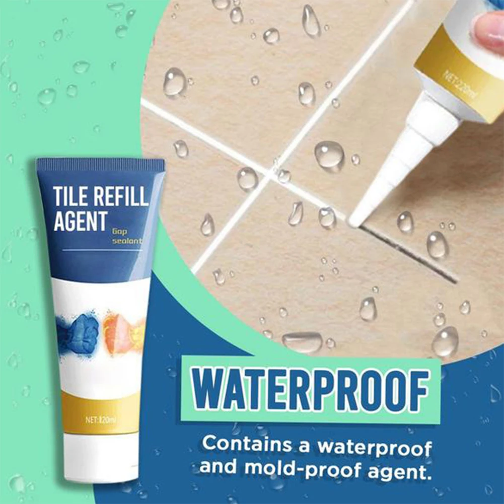 20MLTile Gap Repair Glue Waterproof Tile Repair Agent Pen Filling Bathtub Ceramic Wall Home Bathroom Repair Agent Accessory
20MLTile Gap Repair Glue Waterproof Tile Repair Agent Pen Filling Bathtub Ceramic Wall Home Bathroom Repair Agent Accessory