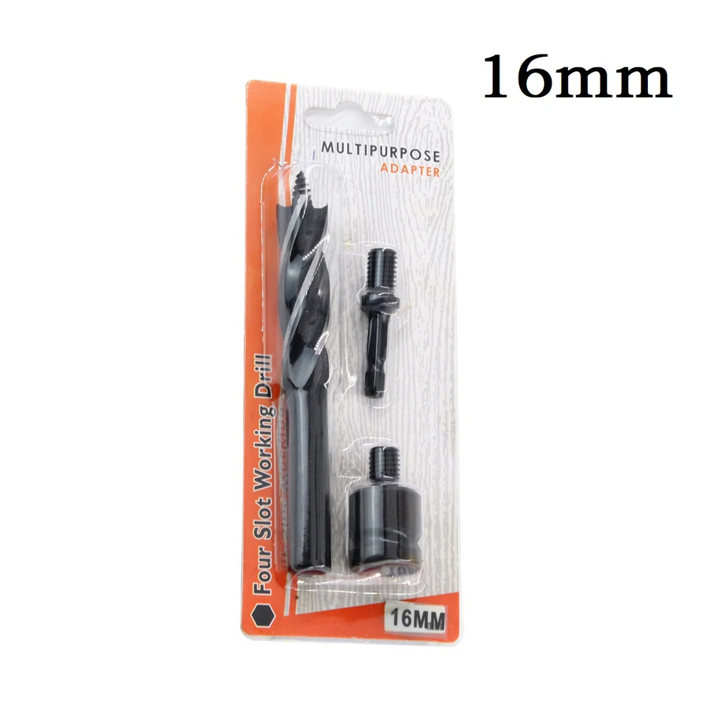 4 Flute Auger Drill Bit 1/4 Hex Shank 130mm 16-25mm HCS For Hard Wood Plastic Compression Board Drilling Woodworking Hole Opener
4 Flute Auger Drill Bit 1/4 Hex Shank 130mm 16-25mm HCS For Hard Wood Plastic Compression Board Drilling Woodworking Hole Opener