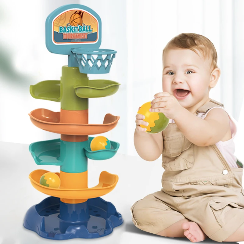 Basketball Shots 3/5/7 Layers Kids Early Educational Color Rolling Balls Spinshot Track Sliding Ball Tower Toys For Kids Gifts
Basketball Shots 3/5/7 Layers Kids Early Educational Color Rolling Balls Spinshot Track Sliding Ball Tower Toys For Kids Gifts
