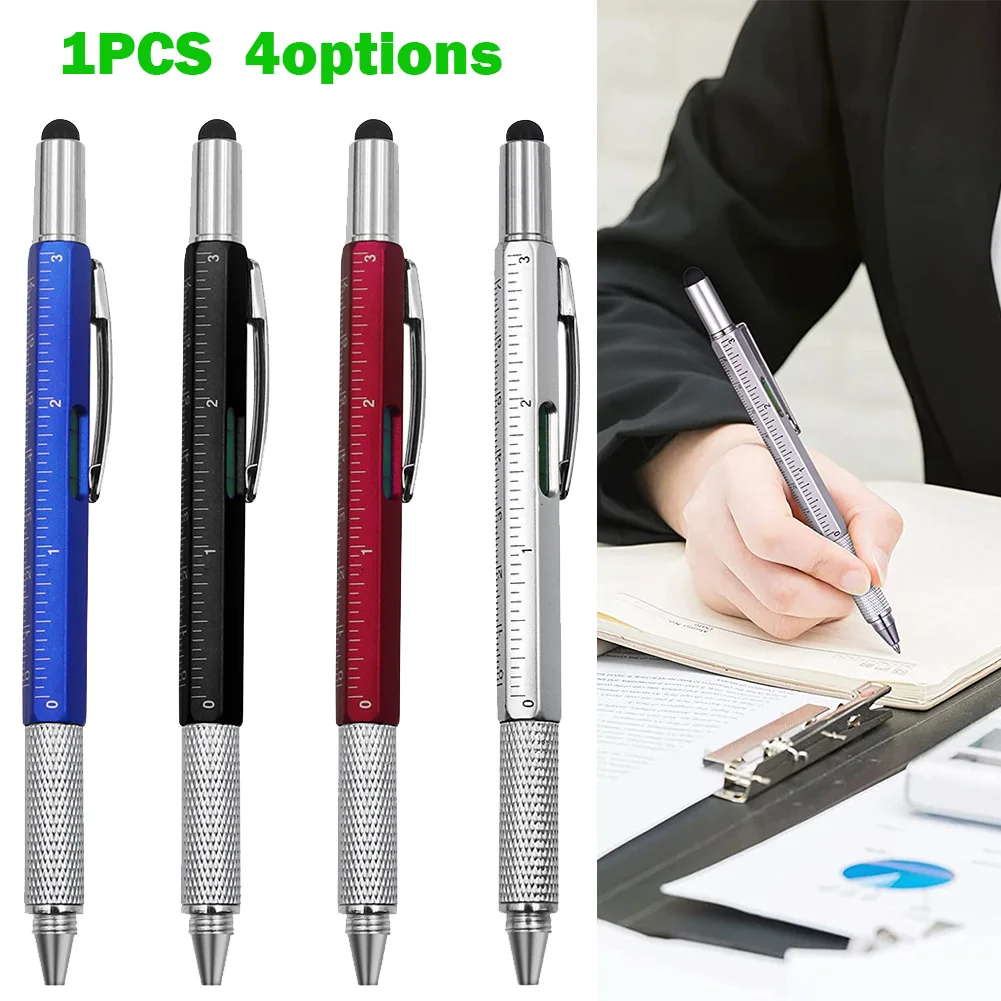 7 In1 Multifunction Ballpoint Pen Handheld Tool Measure Technical Ruler Screwdriver Touch Phone Screen Stylus Spirit Level
7 In1 Multifunction Ballpoint Pen Handheld Tool Measure Technical Ruler Screwdriver Touch Phone Screen Stylus Spirit Level