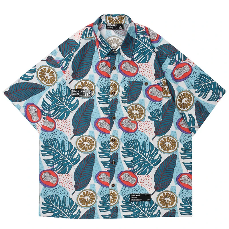 Men Oversize Hawaii Short Sleeve Shirts Leaves Print Turn-Down Collar Polo Shirt 2022 Summer Unisex Vintage Male Tropical Tops
Men Oversize Hawaii Short Sleeve Shirts Leaves Print Turn-Down Collar Polo Shirt 2022 Summer Unisex Vintage Male Tropical Tops