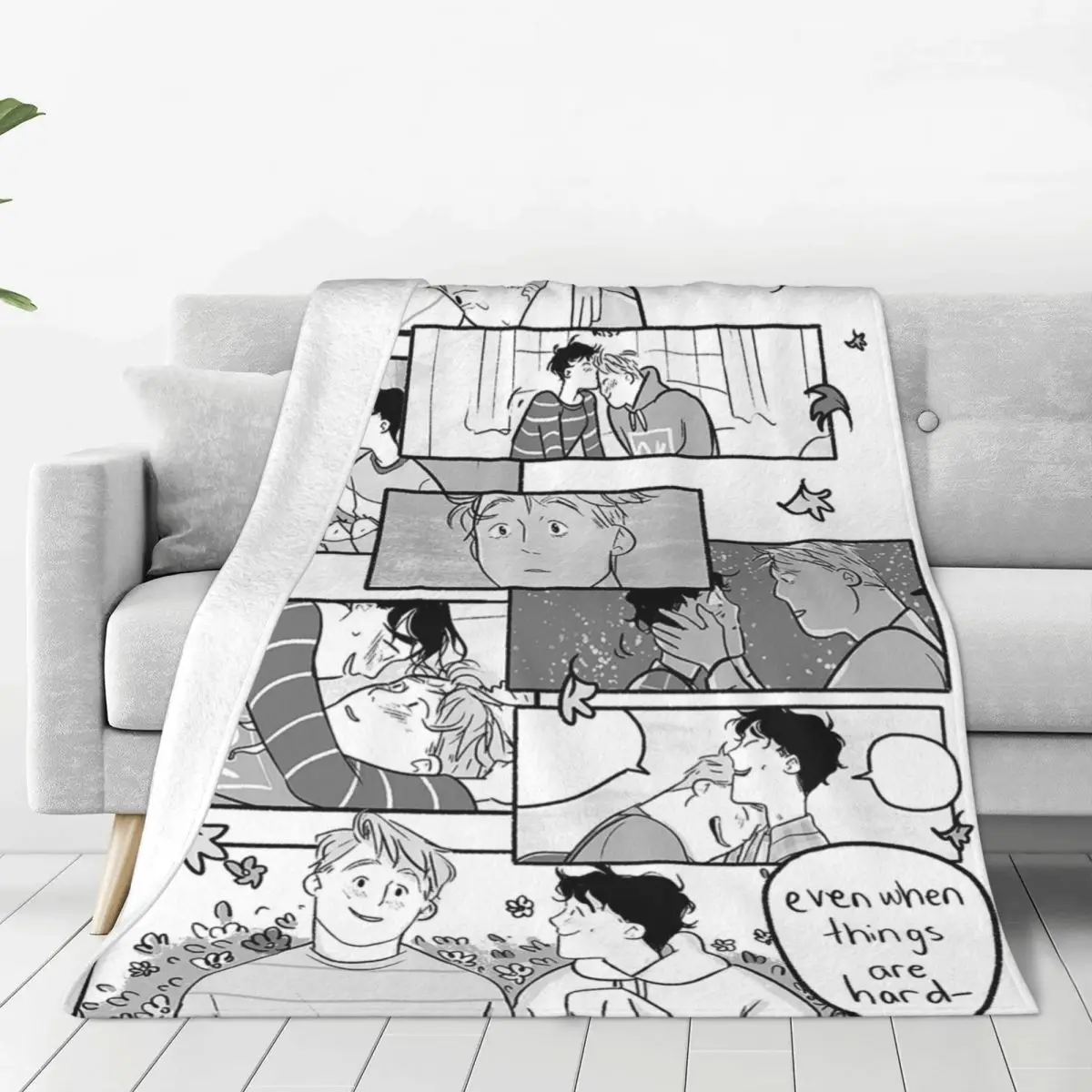 Heartstopper Lgbt Manga Blanket Romance Nick Charlie Yaoi Flannel Throw Blanket Summer Air Conditioning Soft Warm Bedspreads
Heartstopper Lgbt Manga Blanket Romance Nick Charlie Yaoi Flannel Throw Blanket Summer Air Conditioning Soft Warm Bedspreads