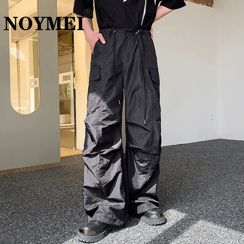 NOYMEI Trousers Black Summer Darkwear Cargo Pants Casual Men Wide Leg Trend American Solid Color All-match Pockets Chic WA1283
NOYMEI Trousers Black Summer Darkwear Cargo Pants Casual Men Wide Leg Trend American Solid Color All-match Pockets Chic WA1283
