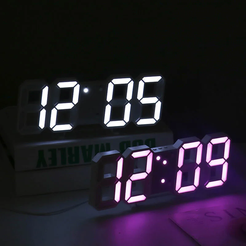 3D Large Screen Digital Clock Wall Hanging Night View Mode Adjustable Electronic Clock Living Room Desk LED Decorative Light
3D Large Screen Digital Clock Wall Hanging Night View Mode Adjustable Electronic Clock Living Room Desk LED Decorative Light