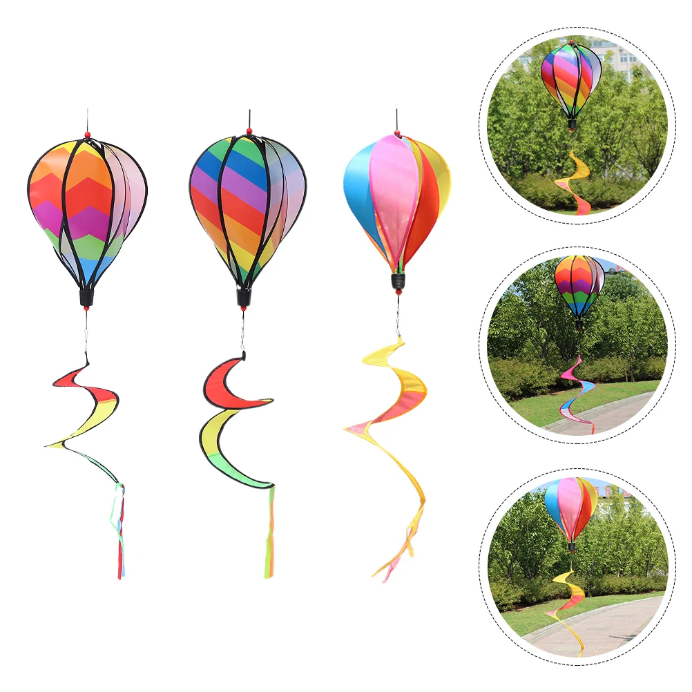 3 Pcs Colorful Windmill Garden Hanging Ornaments Hot Air Balloon Pendent Wedding Decor Funny Plastic Decorative Spinners Child
3 Pcs Colorful Windmill Garden Hanging Ornaments Hot Air Balloon Pendent Wedding Decor Funny Plastic Decorative Spinners Child