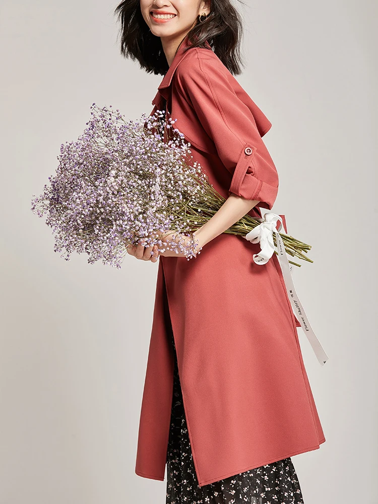 Vimly 2022 Trench Coat Women Vintage Jacket Autumn Fashion Lapel Loose Solid Long Sleeve Belt Elegant Female Long Jacket 98810
Vimly 2022 Trench Coat Women Vintage Jacket Autumn Fashion Lapel Loose Solid Long Sleeve Belt Elegant Female Long Jacket 98810