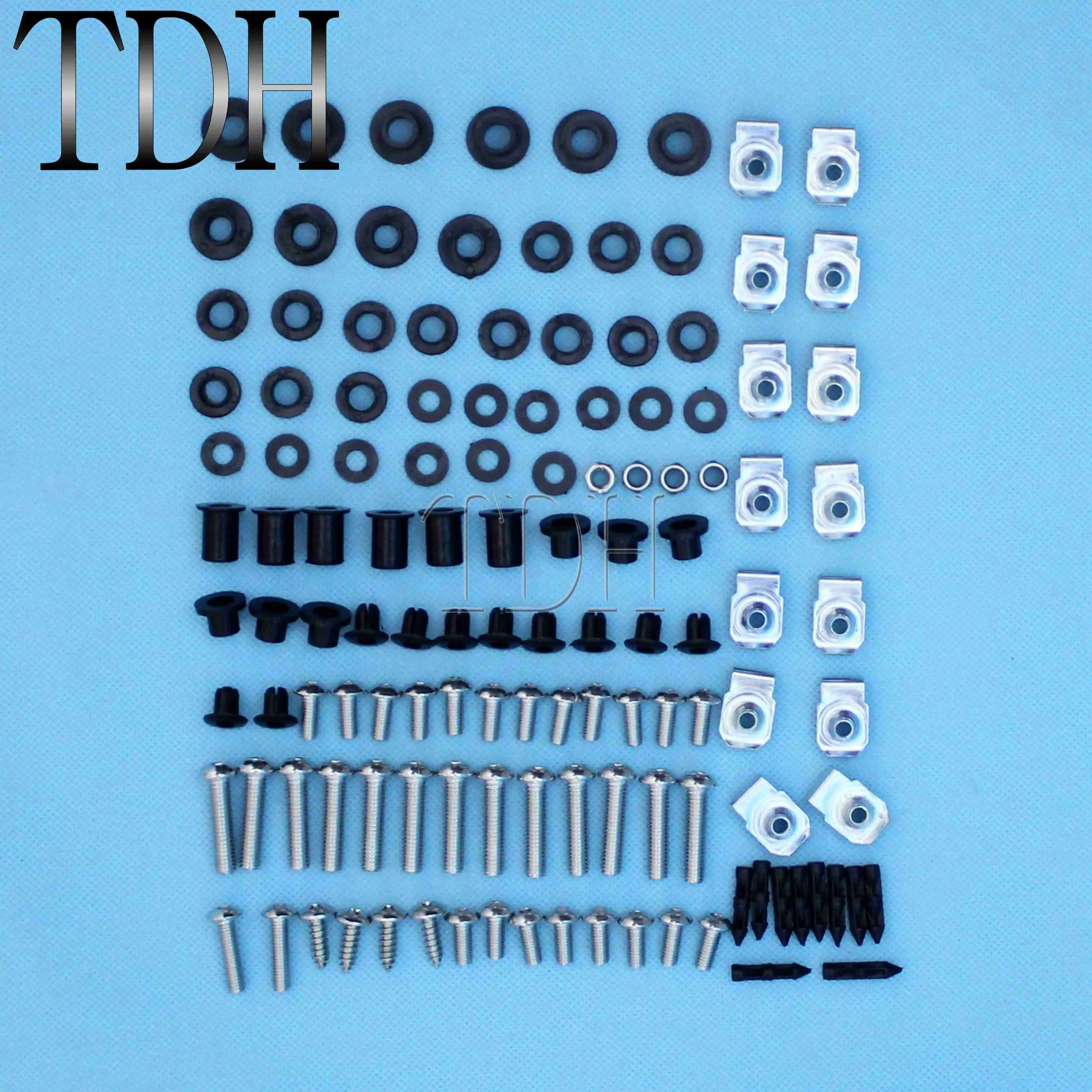 115 Pieces Complete Fairing Bodywork Bolt Nut Screws Washers Fixation Kit For Suzuki GSX-R600 GSX-R750 2000-2003 GSX R 600 750
115 Pieces Complete Fairing Bodywork Bolt Nut Screws Washers Fixation Kit For Suzuki GSX-R600 GSX-R750 2000-2003 GSX R 600 750