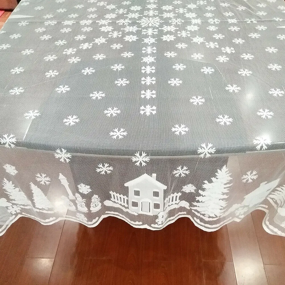 Tablecloth Lace Traditional Woven Lace Snowflake Elk Tablecloth Tea Table Decoration Table Cover For Kitchen Wedding Dining Room
Tablecloth Lace Traditional Woven Lace Snowflake Elk Tablecloth Tea Table Decoration Table Cover For Kitchen Wedding Dining Room
