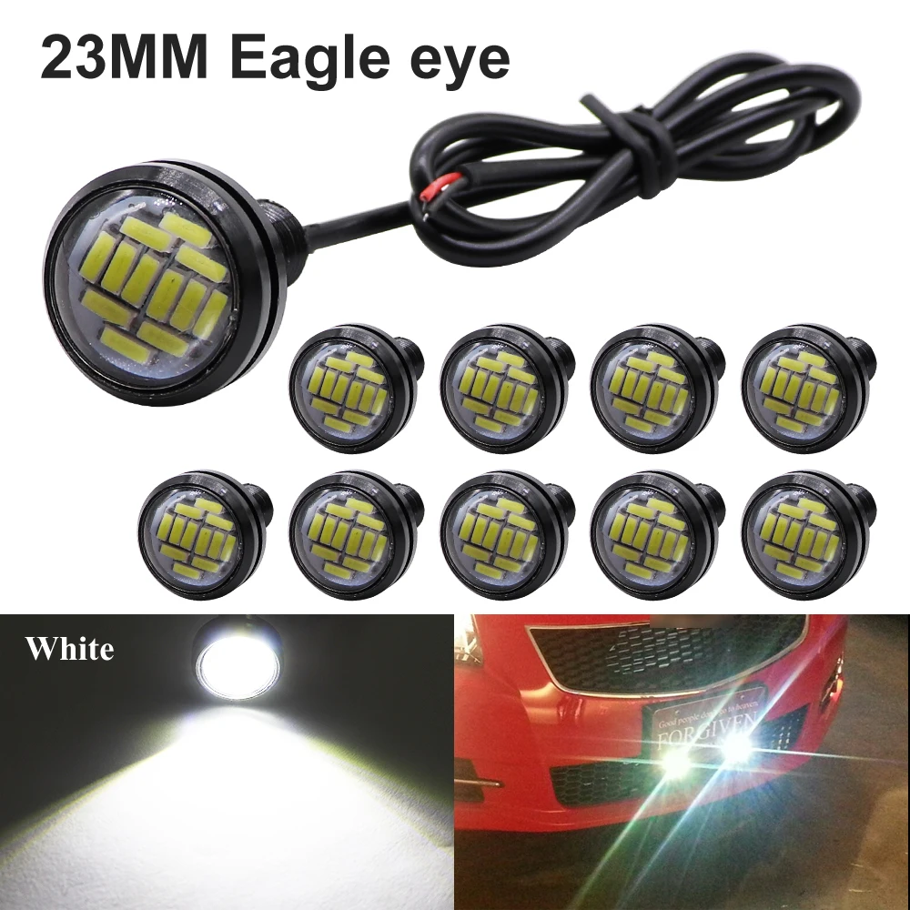10 Pcs 23mm Eagle Eye 4014 12SMD White 12V Car Fog DRL Bulb Auto Reverse Backup Parking Signal Lamp
10 Pcs 23mm Eagle Eye 4014 12SMD White 12V Car Fog DRL Bulb Auto Reverse Backup Parking Signal Lamp
