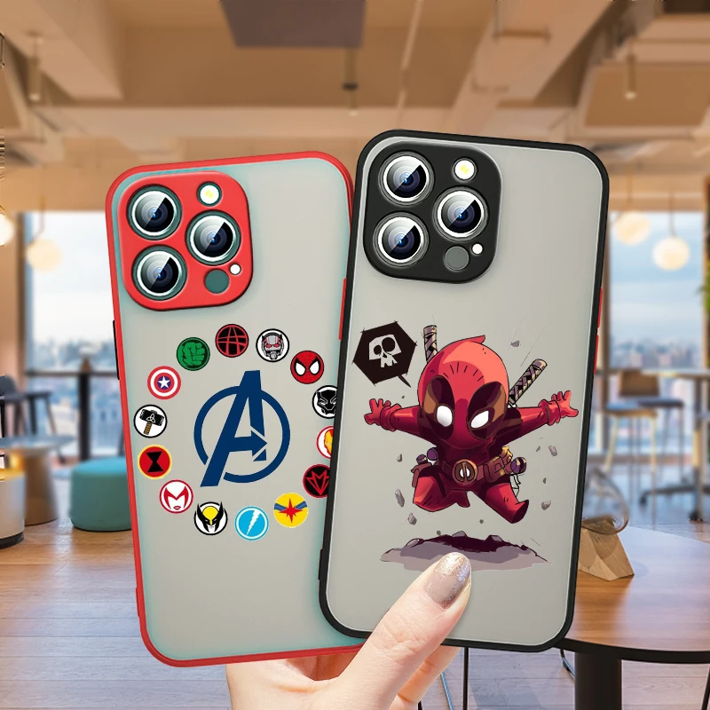 Marvel Avengers shield For Apple iPhone 13 12 11 Pro Max Mini XS Max X XR 6 7 8 Plus SE Frosted Translucent Phone Case
Marvel Avengers shield For Apple iPhone 13 12 11 Pro Max Mini XS Max X XR 6 7 8 Plus SE Frosted Translucent Phone Case