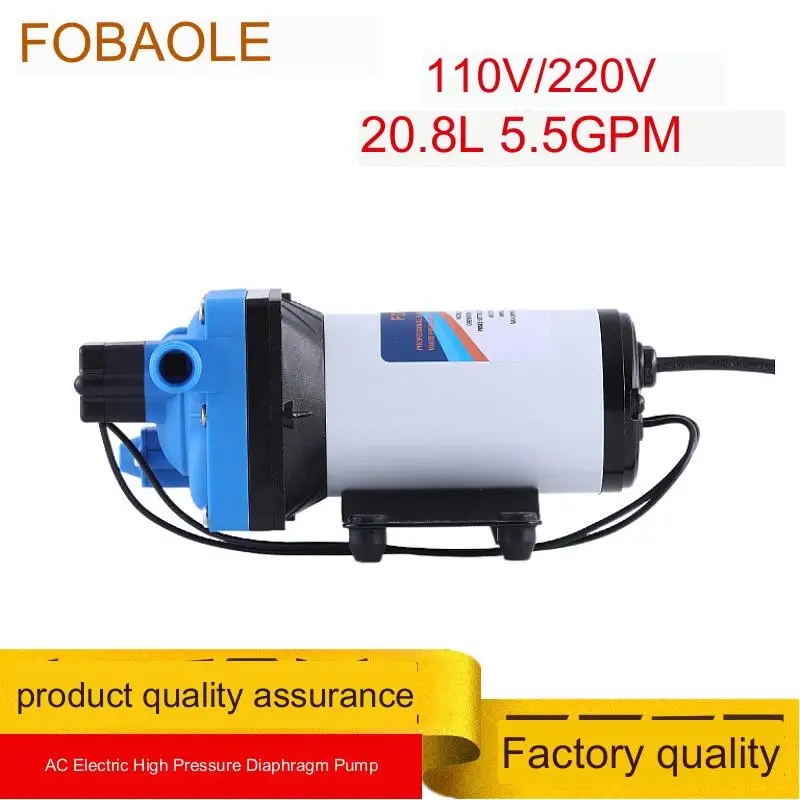 Large Flow 110V AC electric diaphragm pump 220V irrigation booster garden spray
Large Flow 110V AC electric diaphragm pump 220V irrigation booster garden spray