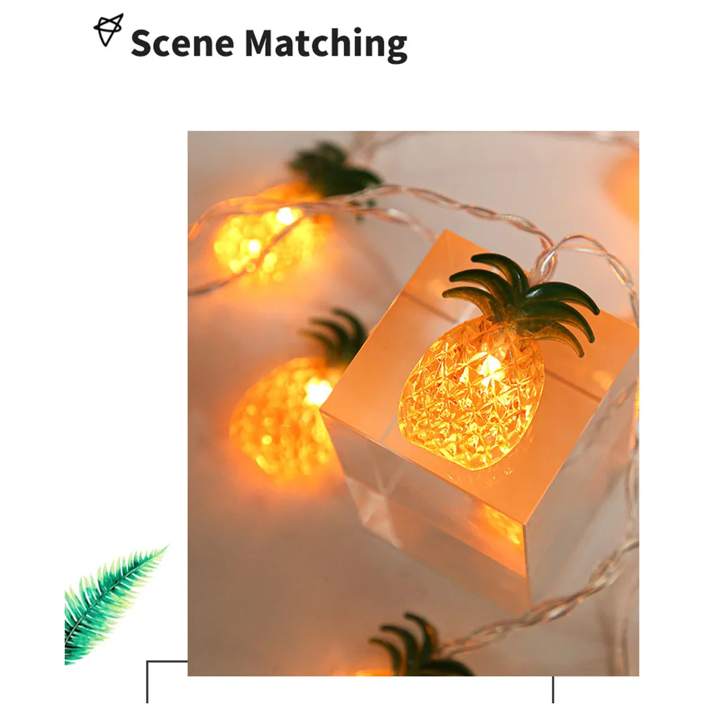 Lights Pineapple String 20 Lamps 3 Meters Battery Box Bedrooms Christmas Copper Wire Core Decoration Garland Lights
Lights Pineapple String 20 Lamps 3 Meters Battery Box Bedrooms Christmas Copper Wire Core Decoration Garland Lights