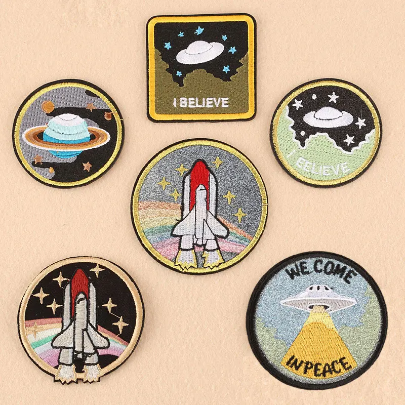 Embroidery Astronaut Series Patch Sticker Computer Embroidery Round Badge Cloth Sticker Cartoon Patch Heat Transfer
Embroidery Astronaut Series Patch Sticker Computer Embroidery Round Badge Cloth Sticker Cartoon Patch Heat Transfer