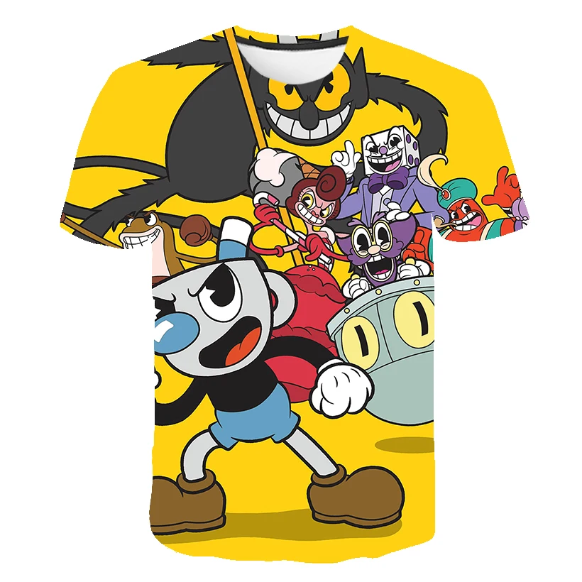 2022 Cuphead Video Game Детская футболка Детский топ с героями мультфильмов Летняя футболка с коротким рукавом От 4 до 14 лет для мальчиков-подростков П...
2022 Cuphead Video Game Детская футболка Детский топ с героями мультфильмов Летняя футболка с коротким рукавом От 4 до 14 лет для мальчиков-подростков П...