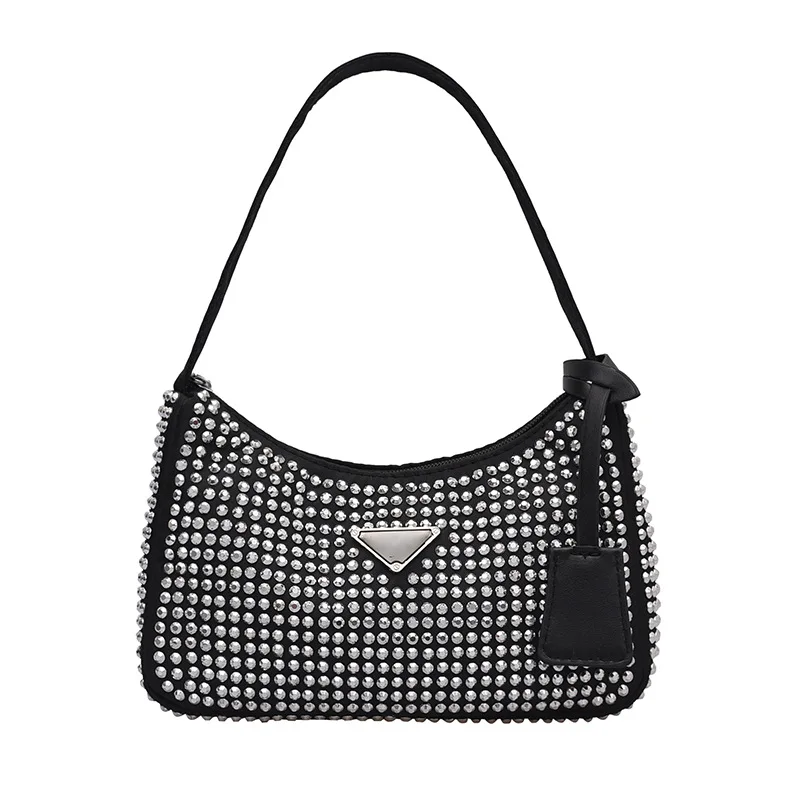 Fashion Rhinestones Evening Clutch Bag Silver Shiny Crystal Dinner Party Wedding Purses and Handbag Luxury Designer Baguette Bag
Fashion Rhinestones Evening Clutch Bag Silver Shiny Crystal Dinner Party Wedding Purses and Handbag Luxury Designer Baguette Bag