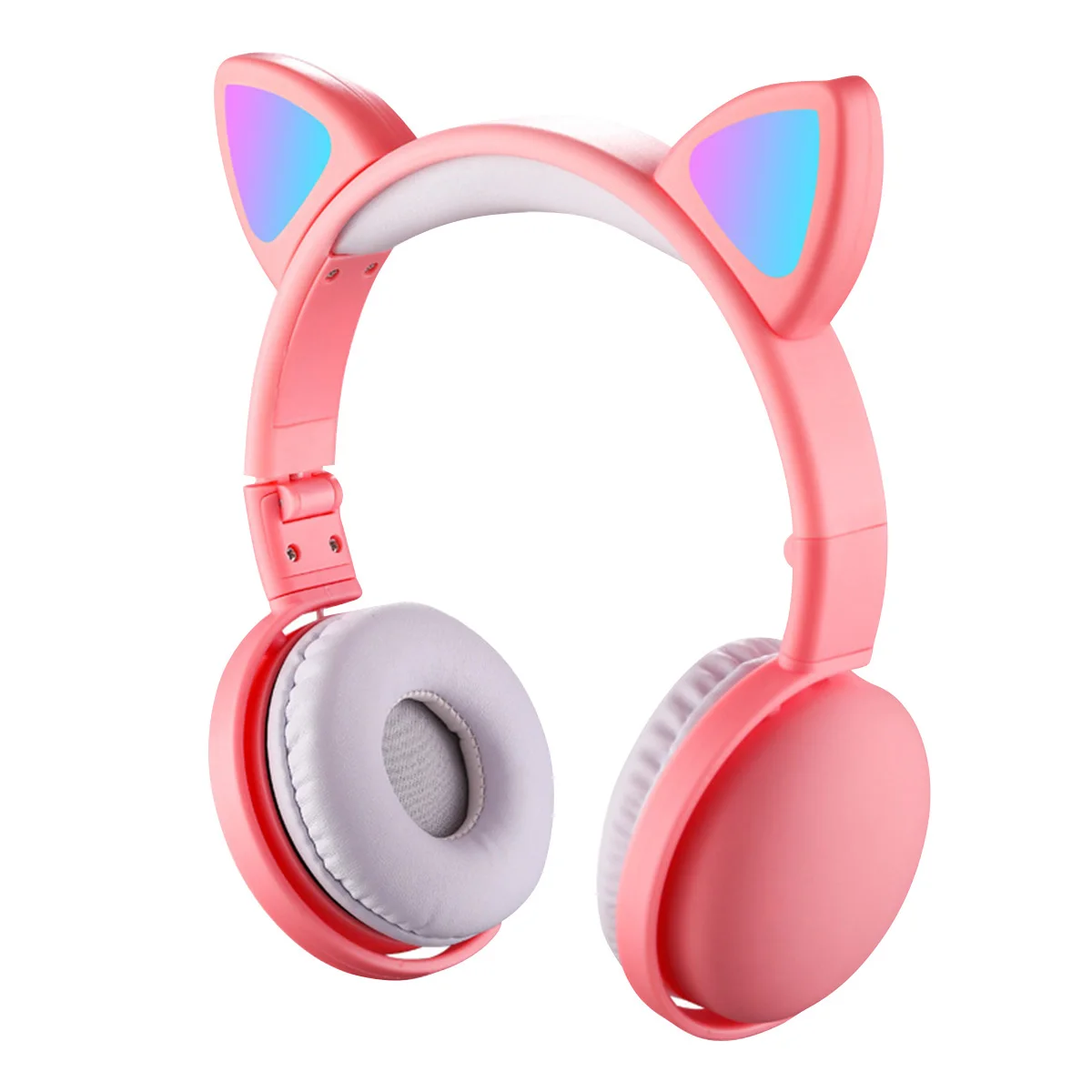 Cat Ear Wireless Headphones On-Ear Stereo BT5.0 Folding Headset with Mic LED Light 3.5mm Jack
Cat Ear Wireless Headphones On-Ear Stereo BT5.0 Folding Headset with Mic LED Light 3.5mm Jack