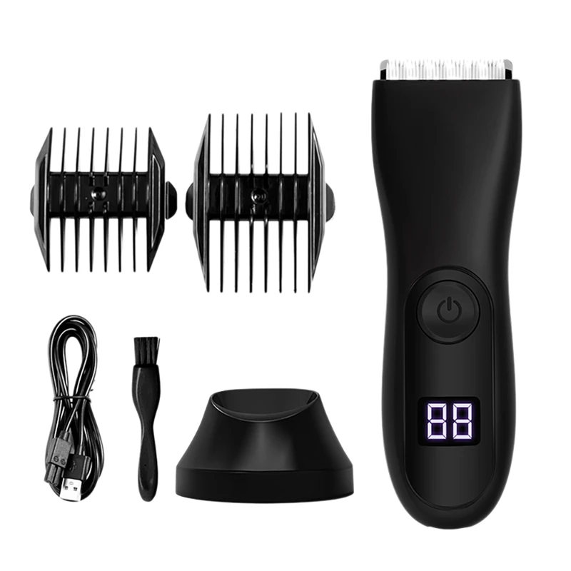 LCD Digital Trimmer Hair Trimmer Pubic Hair Trimmer Body Grooming Clipper For Men Epilator Rechargeable Shaver
LCD Digital Trimmer Hair Trimmer Pubic Hair Trimmer Body Grooming Clipper For Men Epilator Rechargeable Shaver