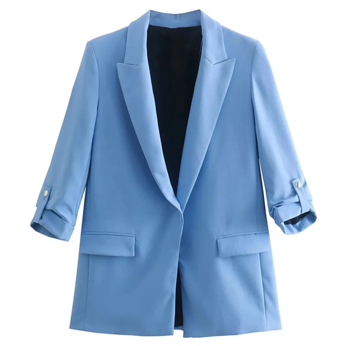 Dave&Di England Style Office Lady Fashion Jacket Tops Blue Color Casual Blazers Women
Dave&Di England Style Office Lady Fashion Jacket Tops Blue Color Casual Blazers Women