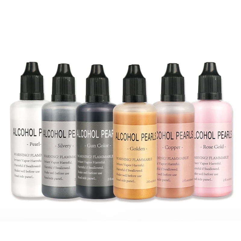 6 Color/set Metallic Pigment Resin Dye Vibrant Metal Colors Alcohol-Based Inks Easy to Mix for Epoxy Resin
6 Color/set Metallic Pigment Resin Dye Vibrant Metal Colors Alcohol-Based Inks Easy to Mix for Epoxy Resin