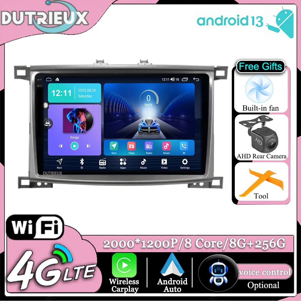 9 "Android 13 для Toyota Land Cruiser LC 100 2002-2007 для Lexus LX470 J100 2 II 2002-2007 GPS мультимедийный плеер ТВ навигация
9 "Android 13 для Toyota Land Cruiser LC 100 2002-2007 для Lexus LX470 J100 2 II 2002-2007 GPS мультимедийный плеер ТВ навигация