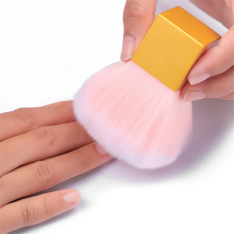 Nail Cleaning Dust Brush Square Gold Metal Handle Nail Paint Gel Dust Cleaning Brushes Make Up Brush Nail Art Manicure Tools
Nail Cleaning Dust Brush Square Gold Metal Handle Nail Paint Gel Dust Cleaning Brushes Make Up Brush Nail Art Manicure Tools